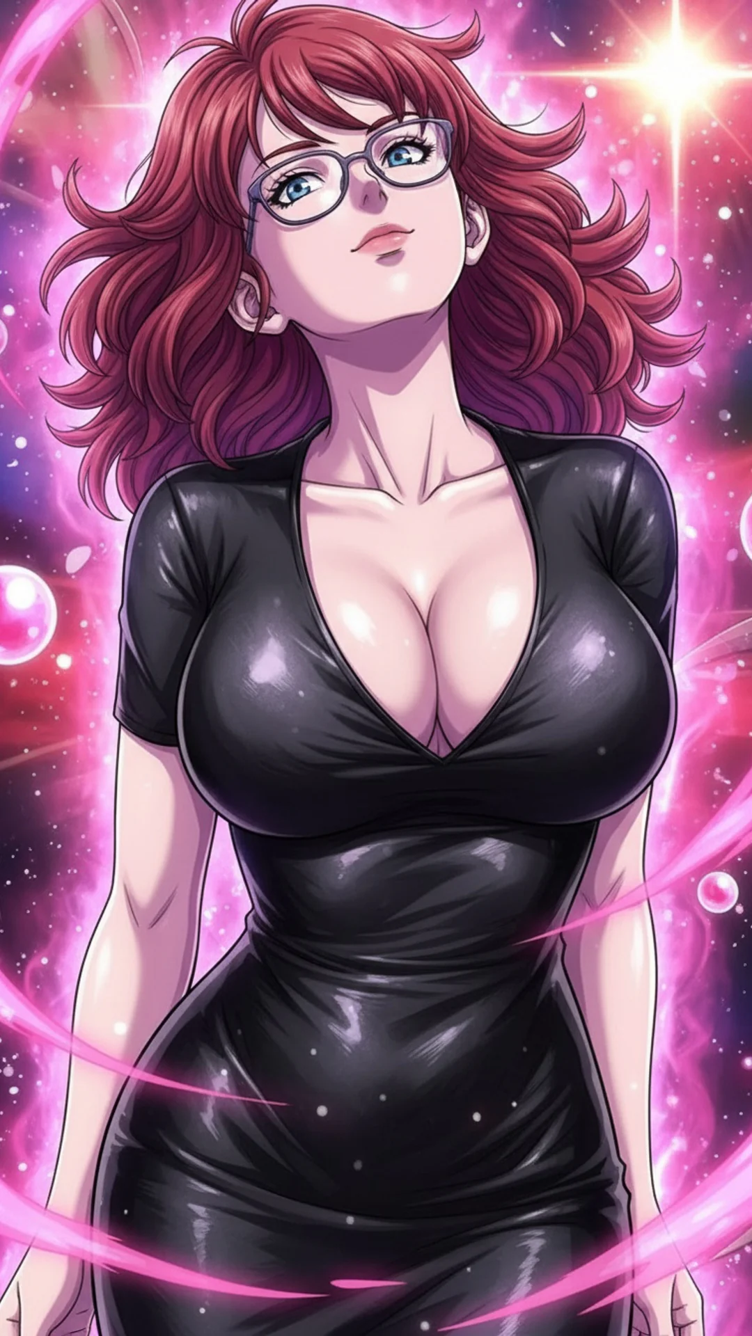 AI Art of Android 21 from Dragon Ball in vibrant anime style by Daddy Jim Headquarters