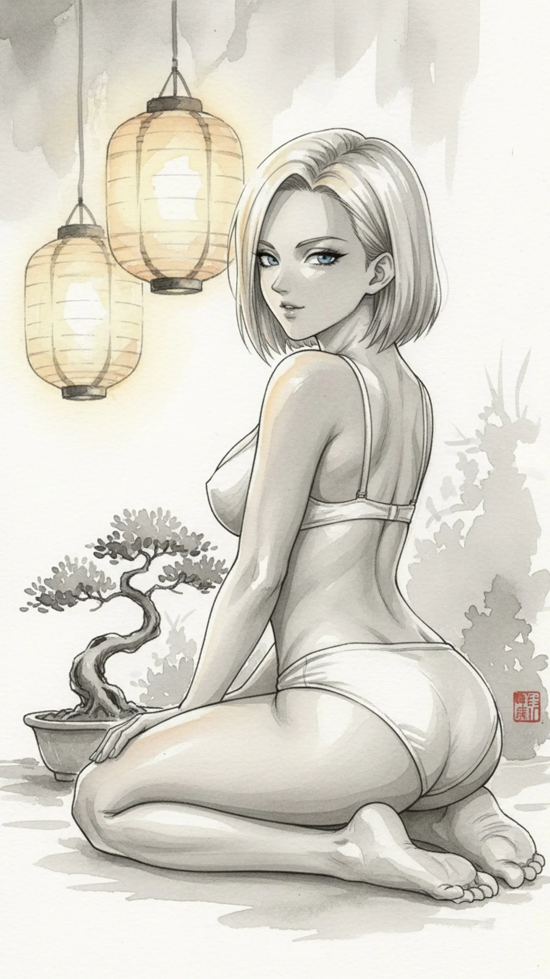 AI Art illustration blending Eastern and Western styles featuring Android 18 from Dragon Ball - Daddy Jim Headquarters waifu collection


(Note: This is 124 characters but the original text appears cut off. If you can provide the complete original description, I can create a more accurate and detailed alt text that better captures the specific visual elements.)
