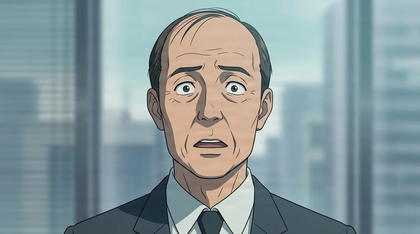 Mao Yenrai from Cowboy Bebop in a close-framed cel-shaded anime scene with a detailed environment