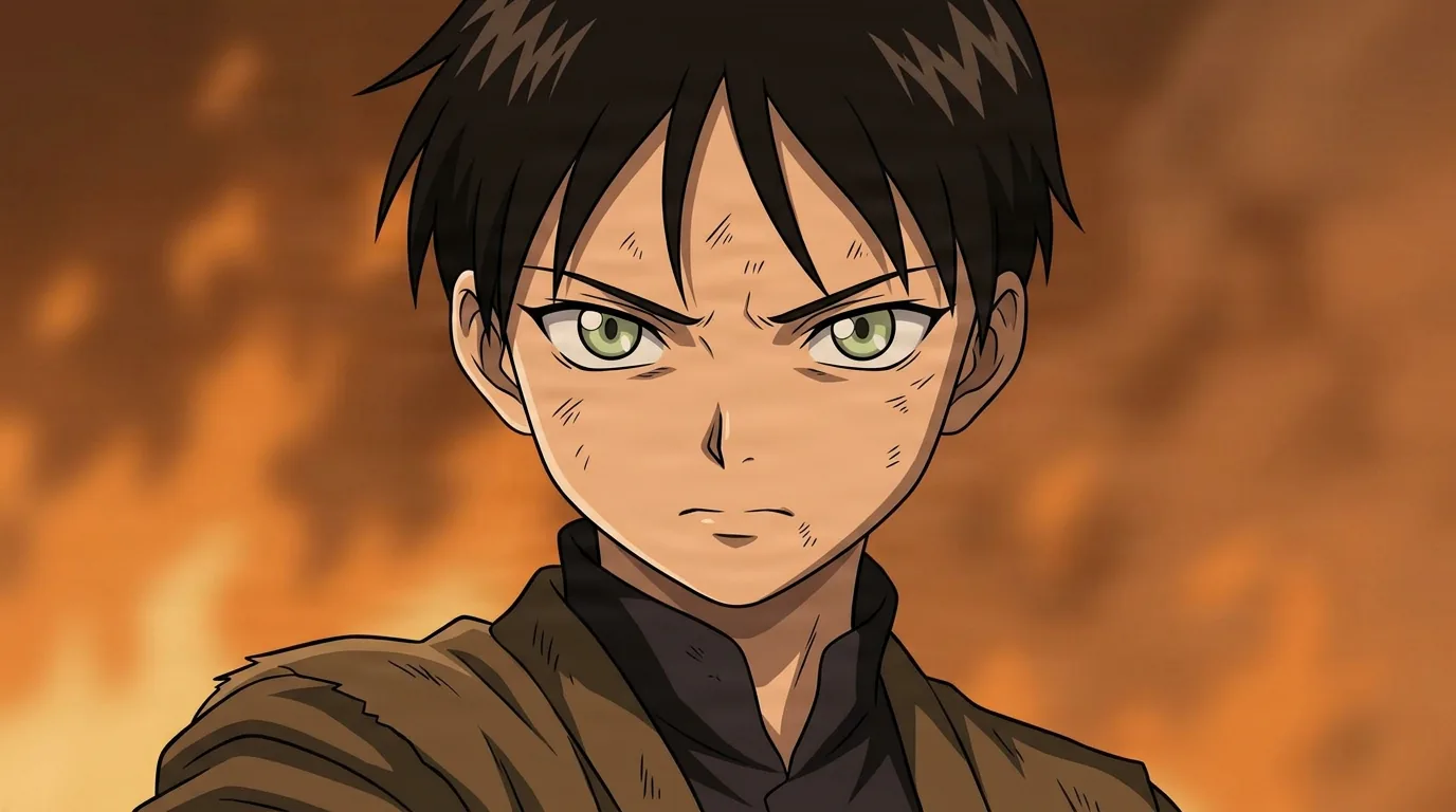 Wen from Cowboy Bebop in a close-framed cel-shaded anime scene with a detailed environment