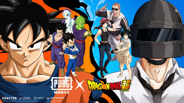 PUBG Mobile x Dragon Ball Super cover art