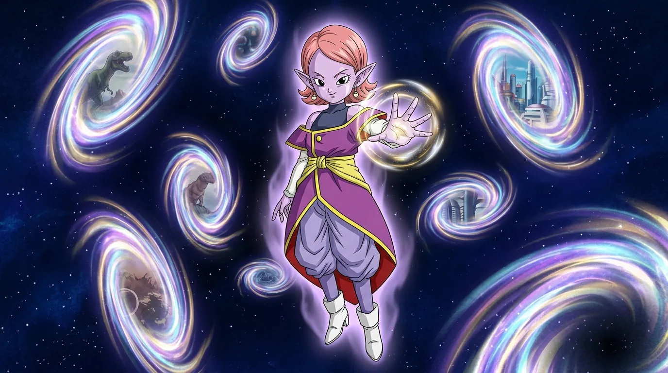 Chronoa, a Glind character from Dragon Ball.