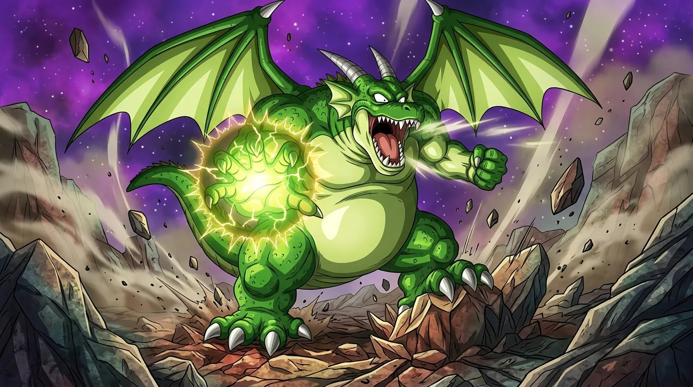 Cymbal, a Demonic Namekian character from Dragon Ball.
