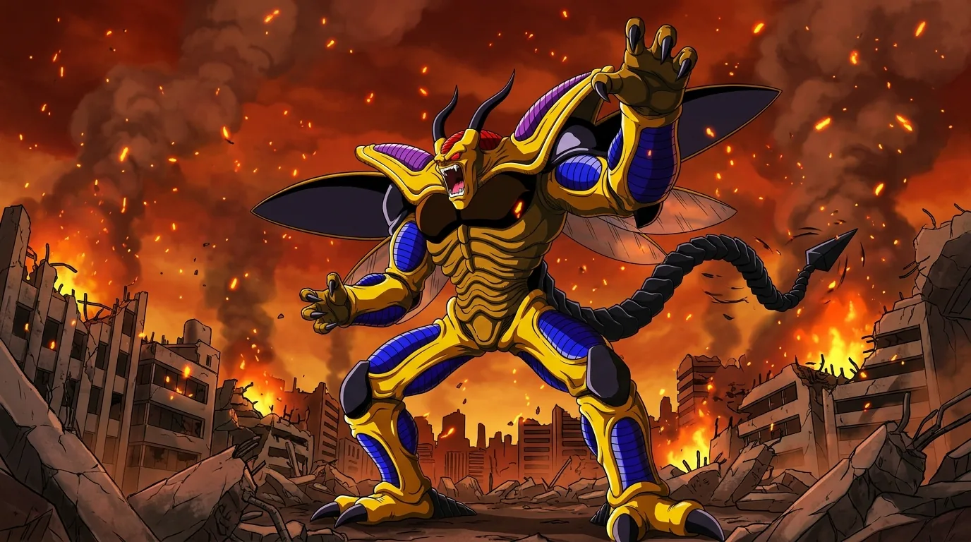 Hirudegarn, the colossal Phantom Majin demon and final antagonist of Dragon Ball Z: Wrath of the Dragon