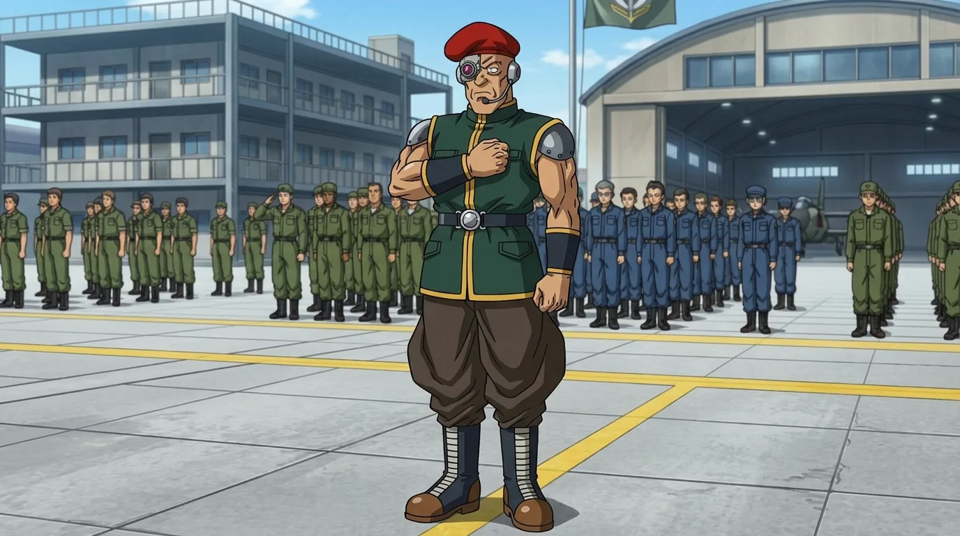 Kahseral, a Cyborg character from Dragon Ball.