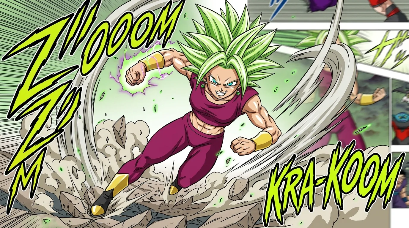 Kefla, a Saiyan (Fusion) character from Dragon Ball.