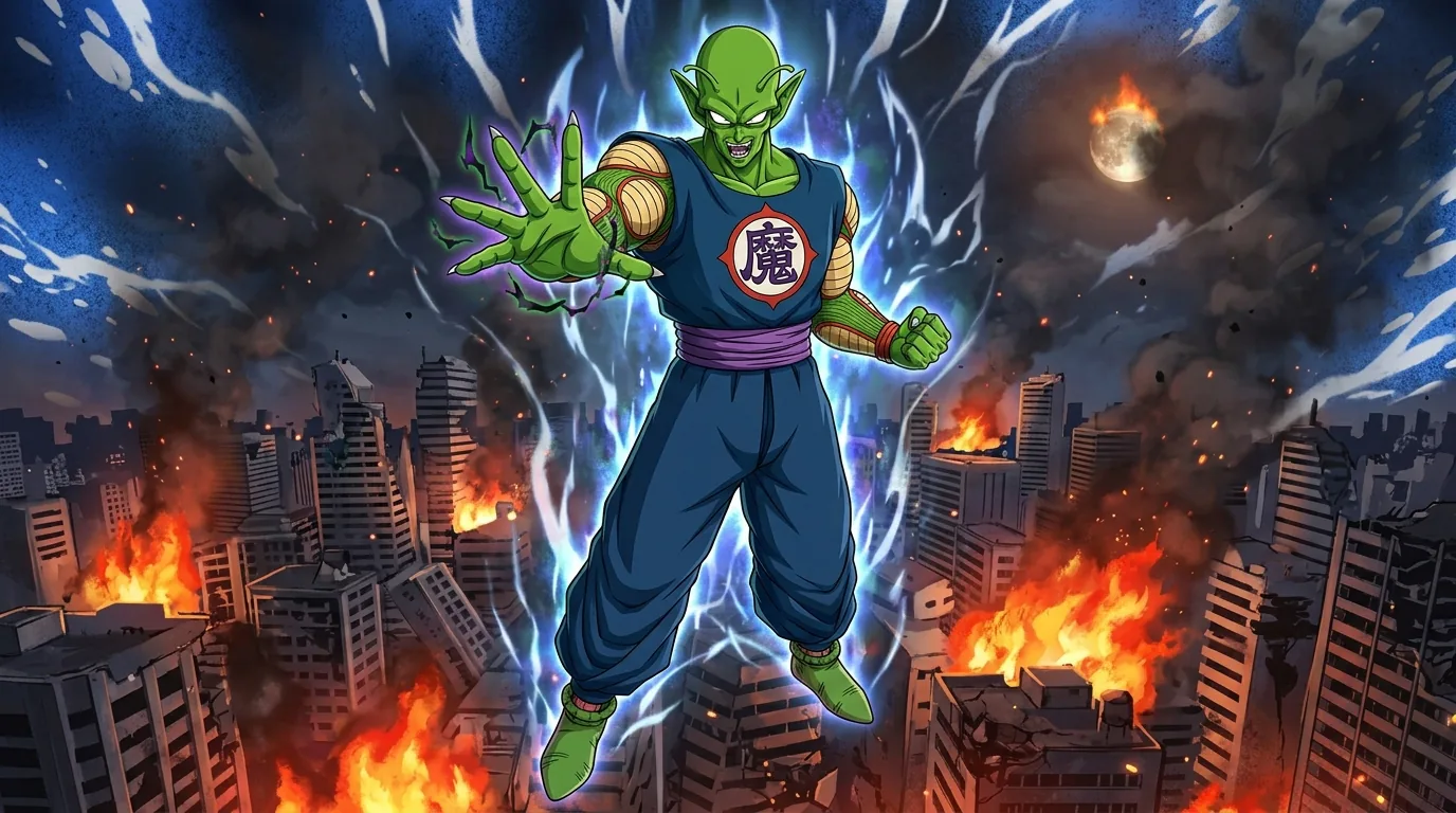 King Piccolo, a Namekian (Demon Clan) character from Dragon Ball.