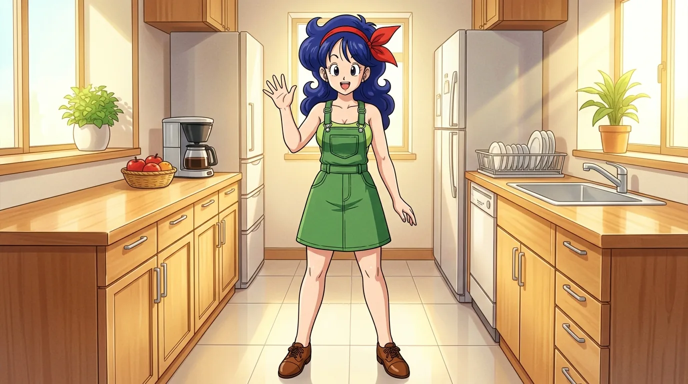 Launch, a Human character from Dragon Ball.