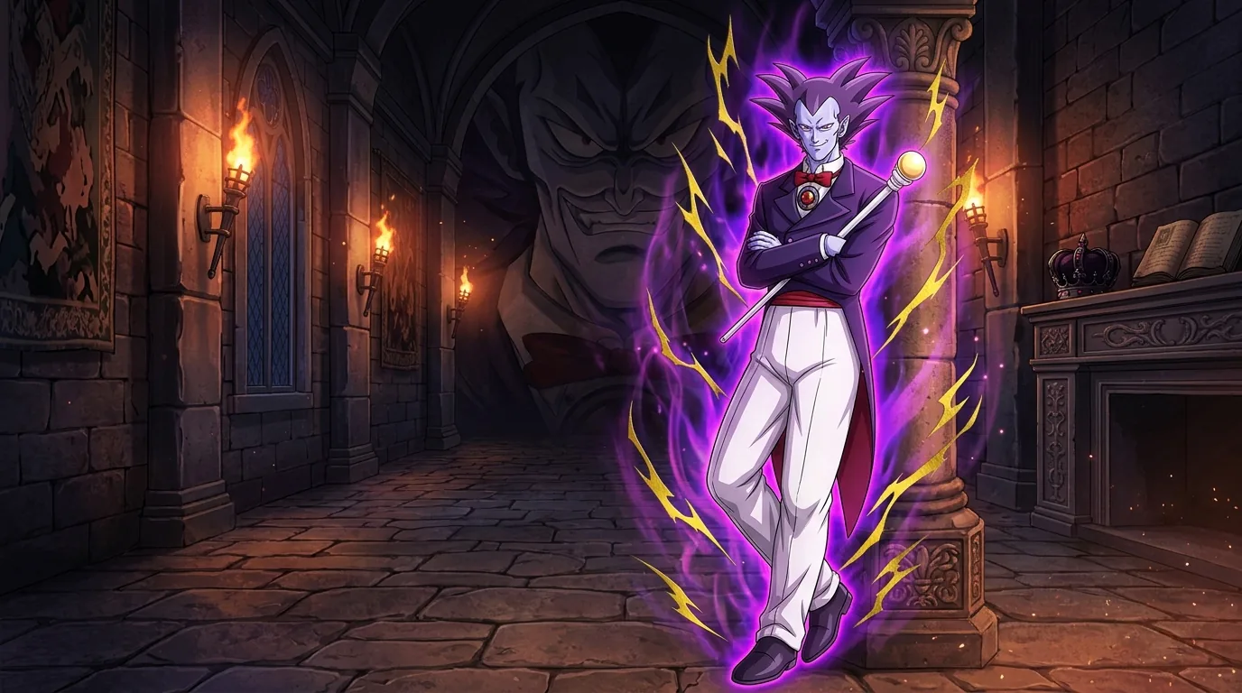 Lucifer, a Demon (vampire) character from Dragon Ball.