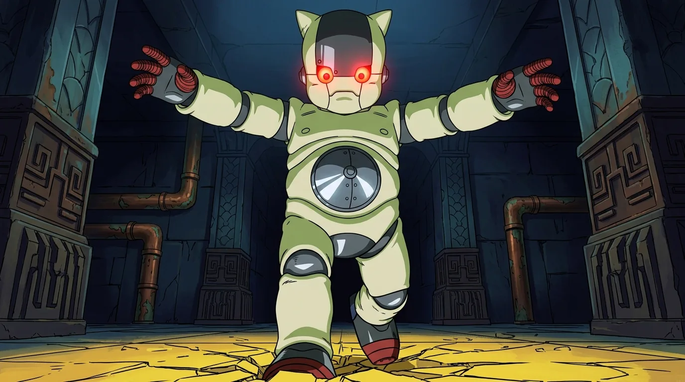 Luud, a Machine Mutant character from Dragon Ball.
