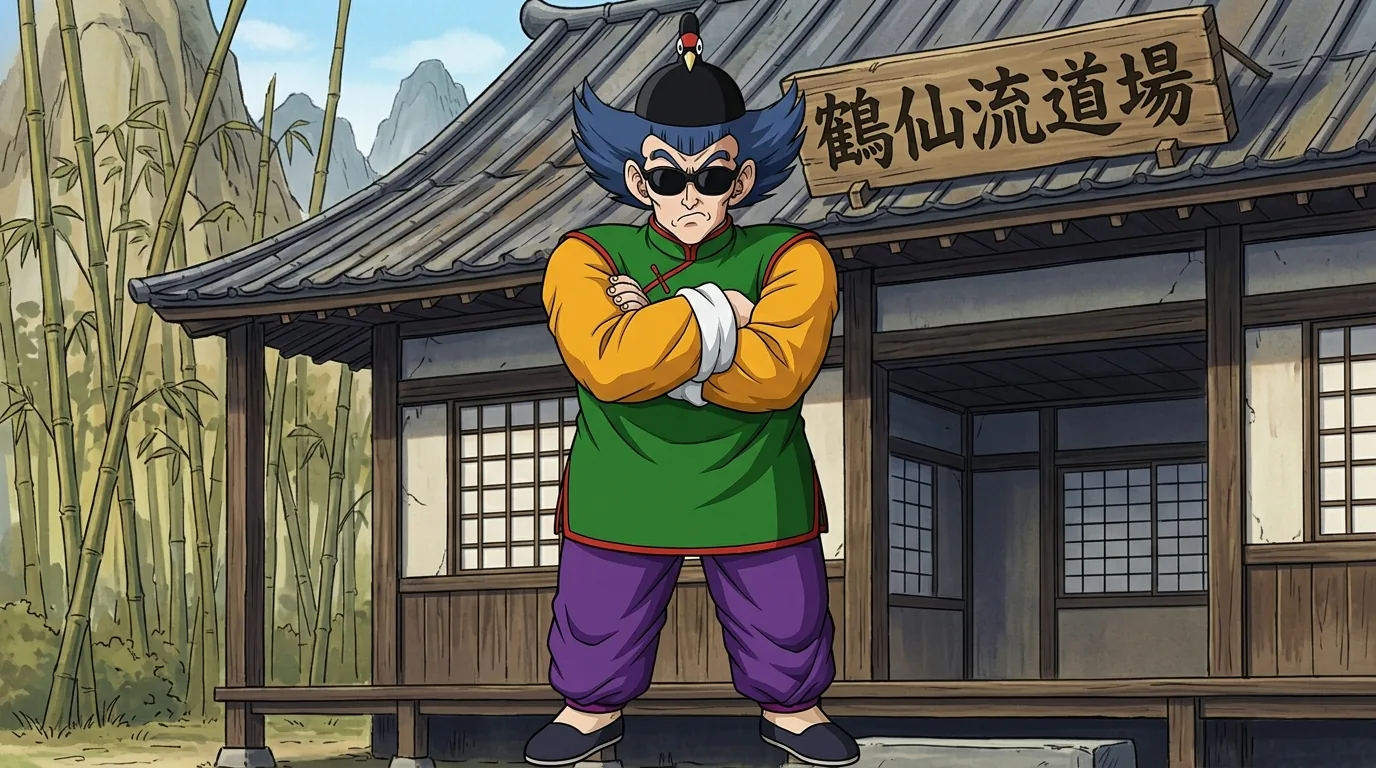 Master Shen, a Human character from Dragon Ball.