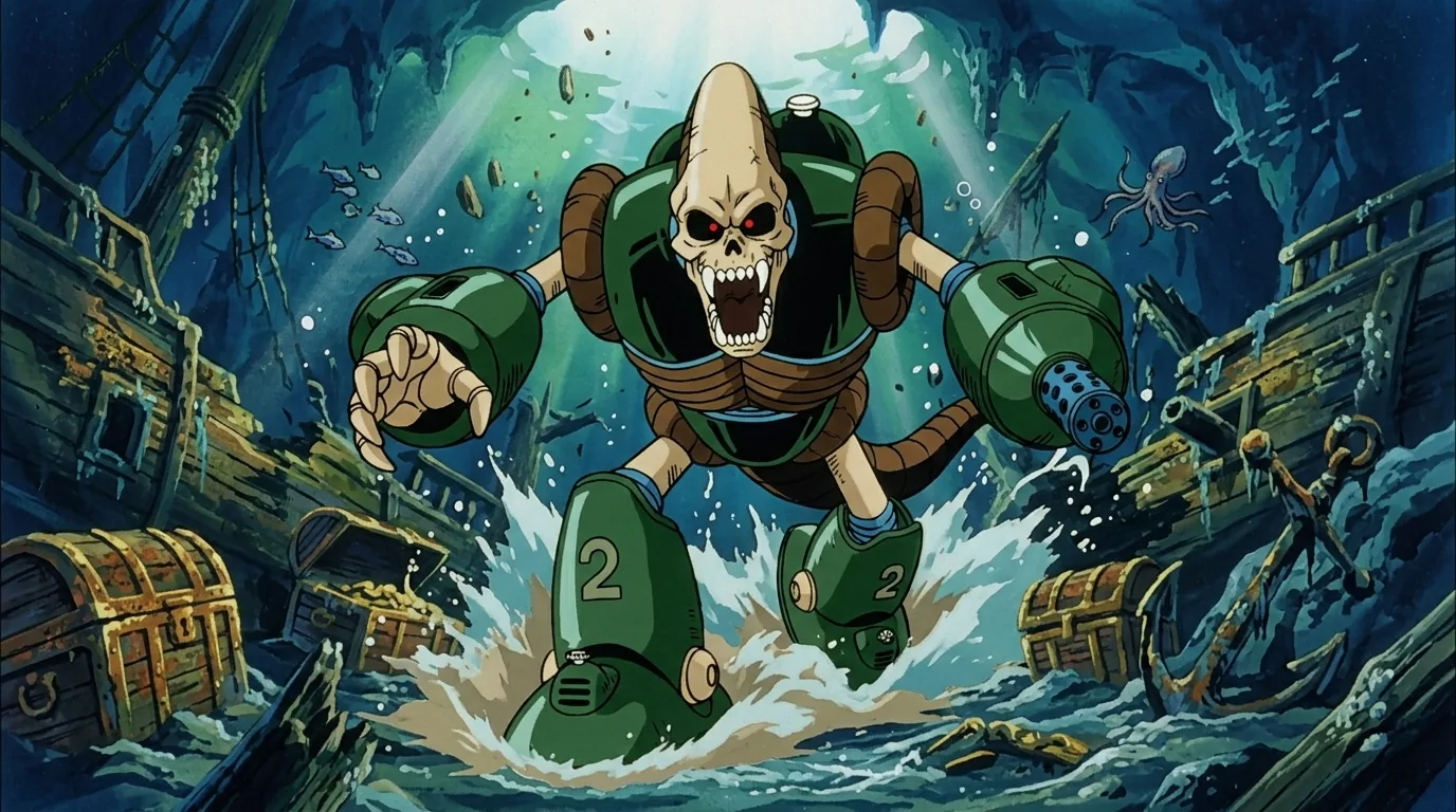 Pirate Robot, a Robot character from Dragon Ball.