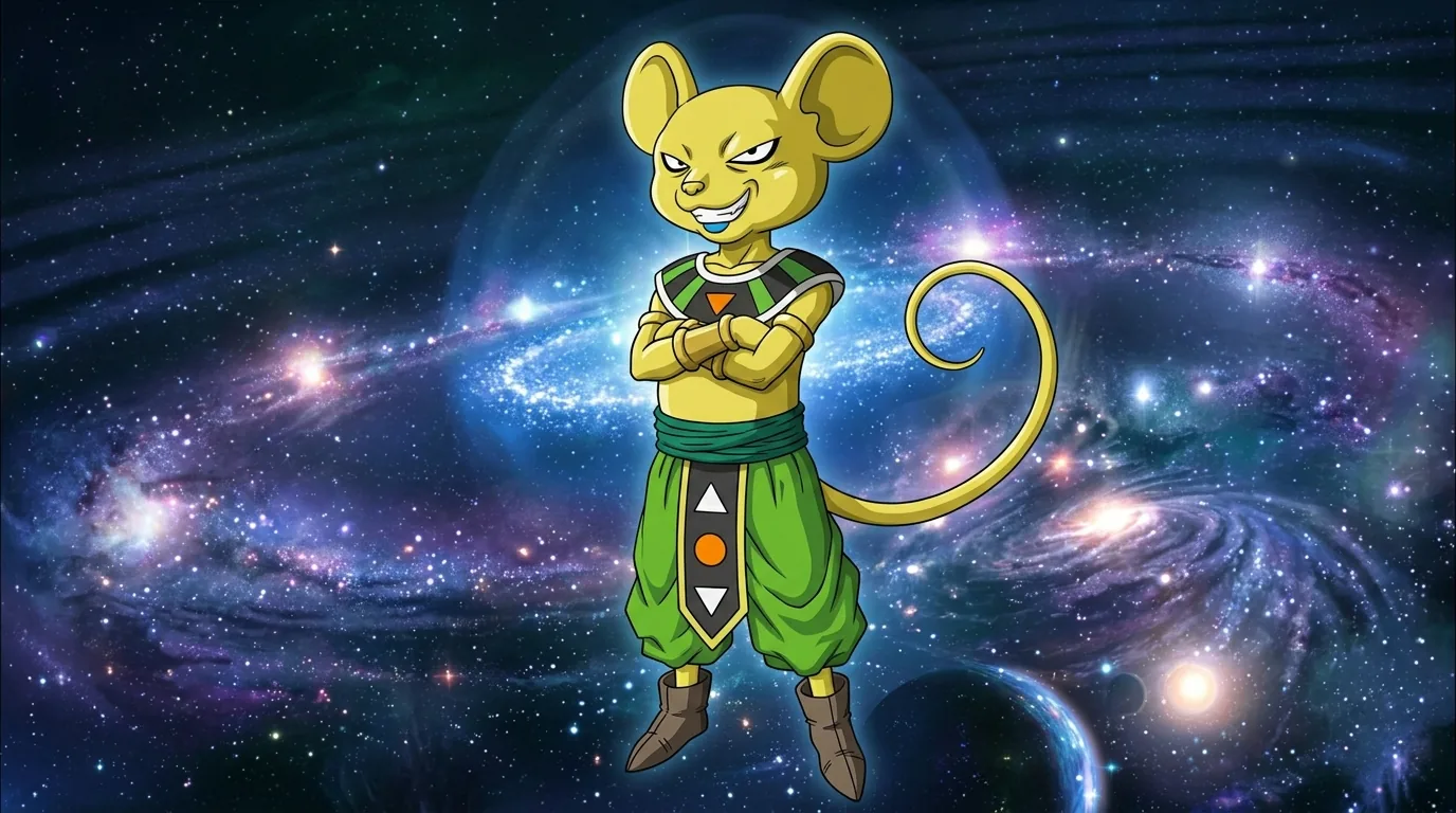 Quitela, a Deity character from Dragon Ball.