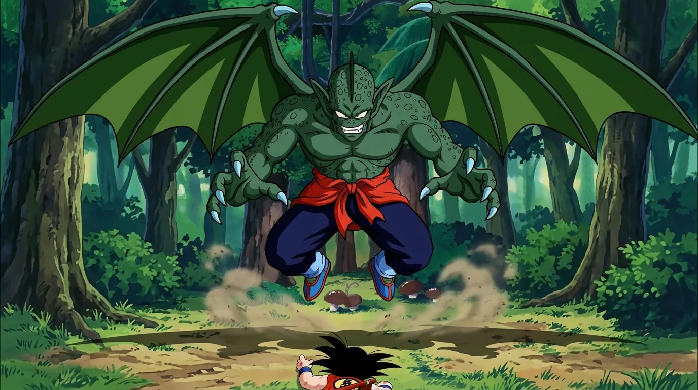 Tambourine, a Demonic Namekian character from Dragon Ball.