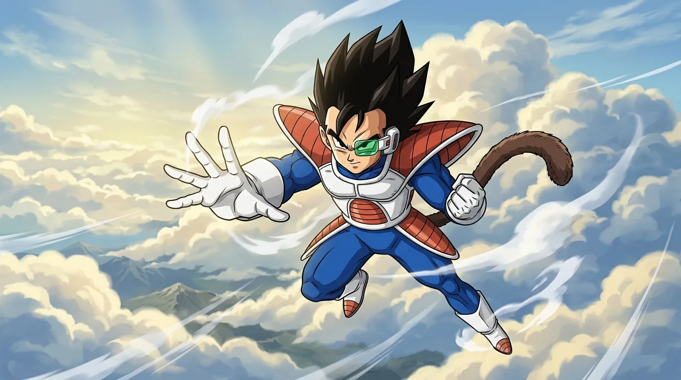 Tarble, a Saiyan character from Dragon Ball.