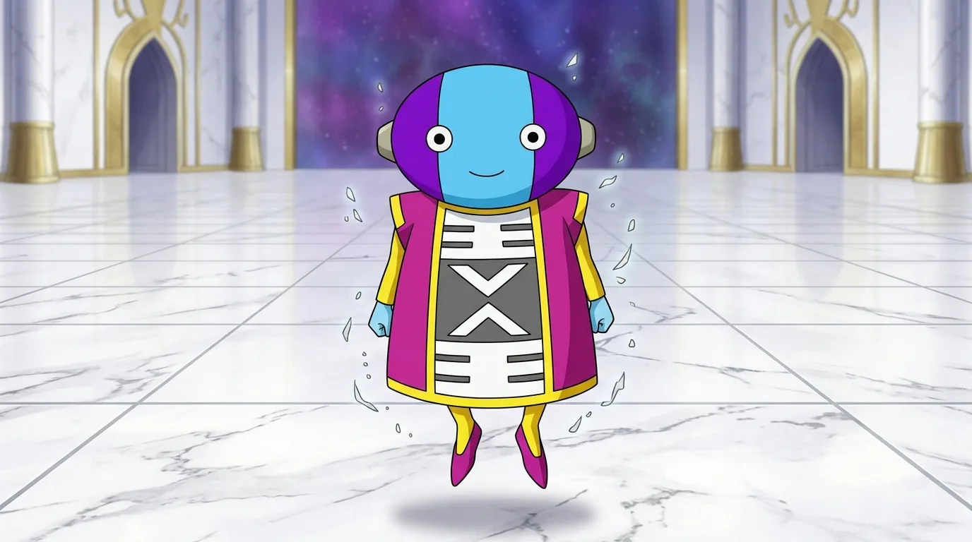 Zeno, a Unknown character from Dragon Ball.
