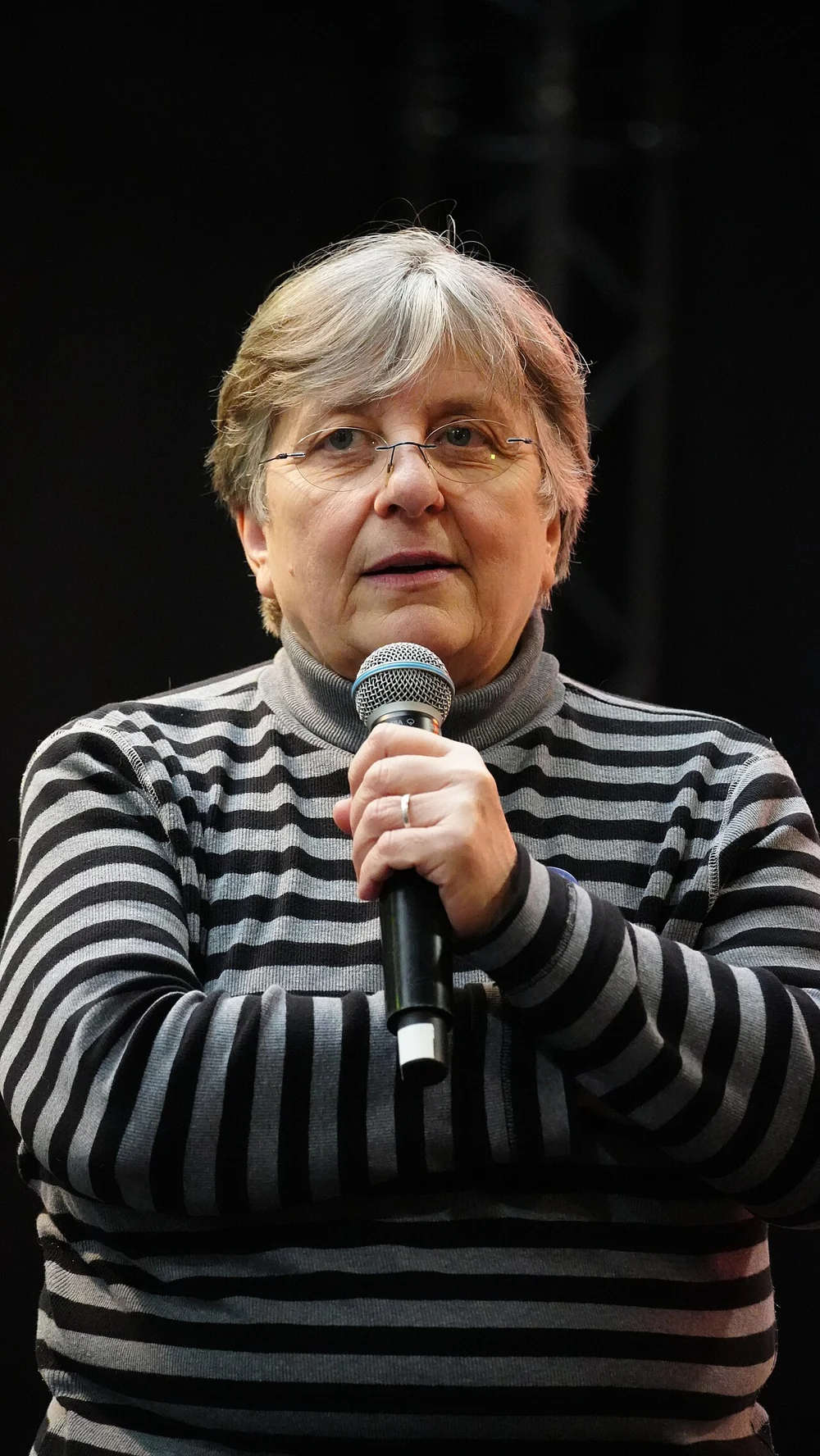 Brigitte Lecordier, French voice of Goku, Gohan, Trunks, and Goten across all DB series
