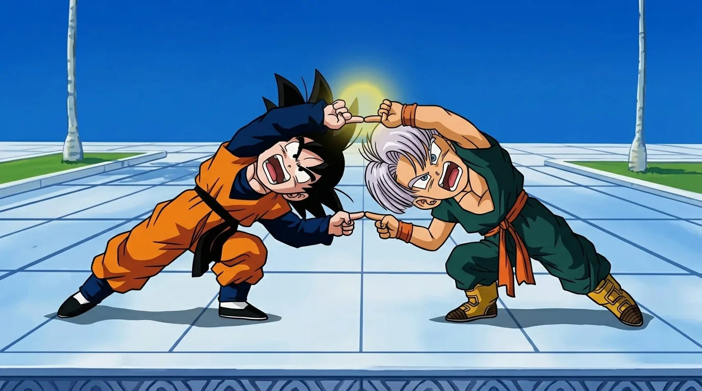 Fusion Dance, the synchronized Metamoran technique that merges two fighters into a single warrior