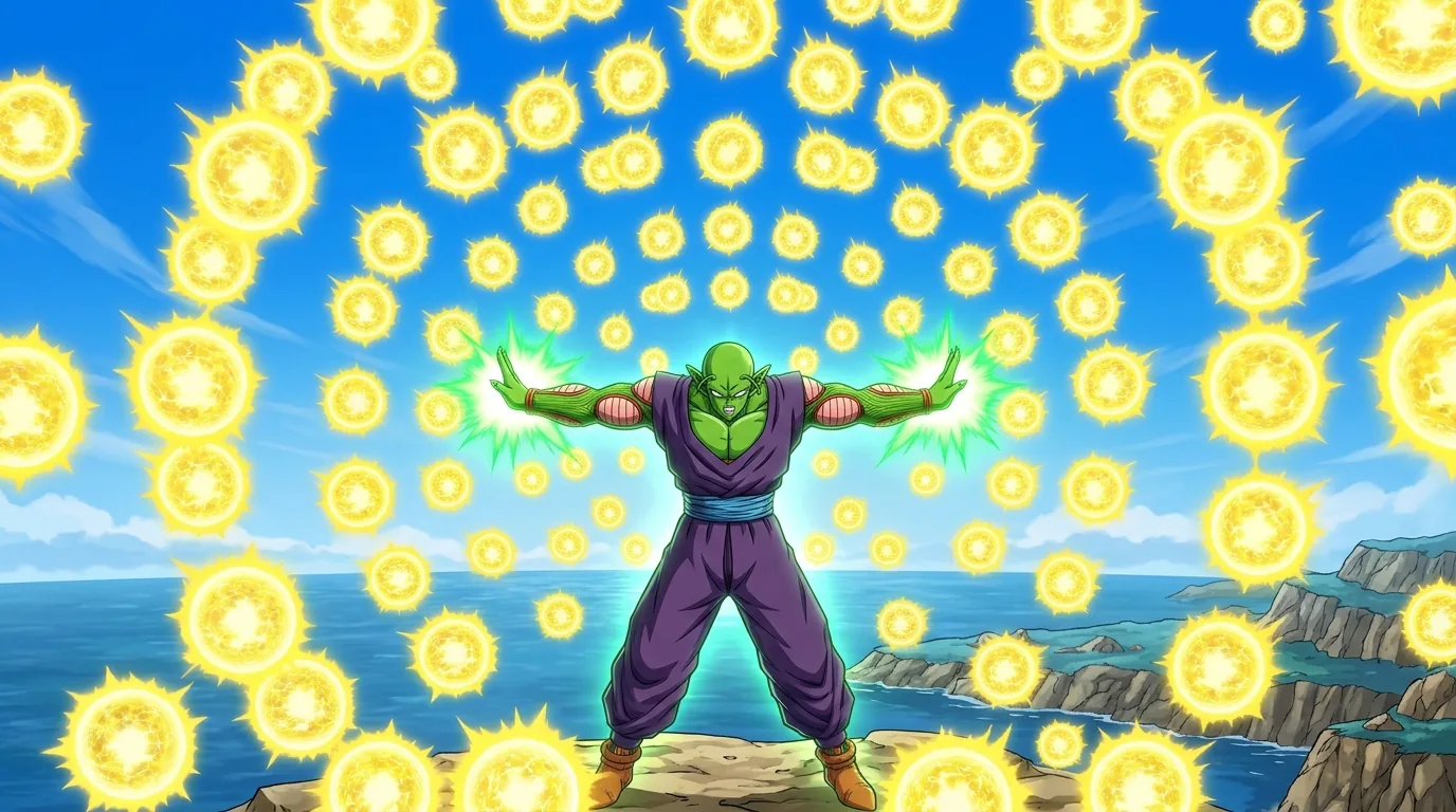 Hellzone Grenade, a technique from Dragon Ball.