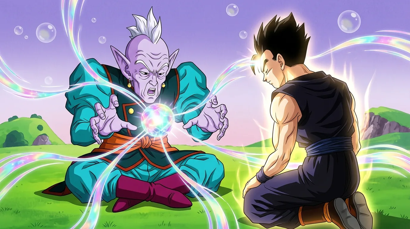 Old Kai's Unlock Ability, a technique from Dragon Ball.