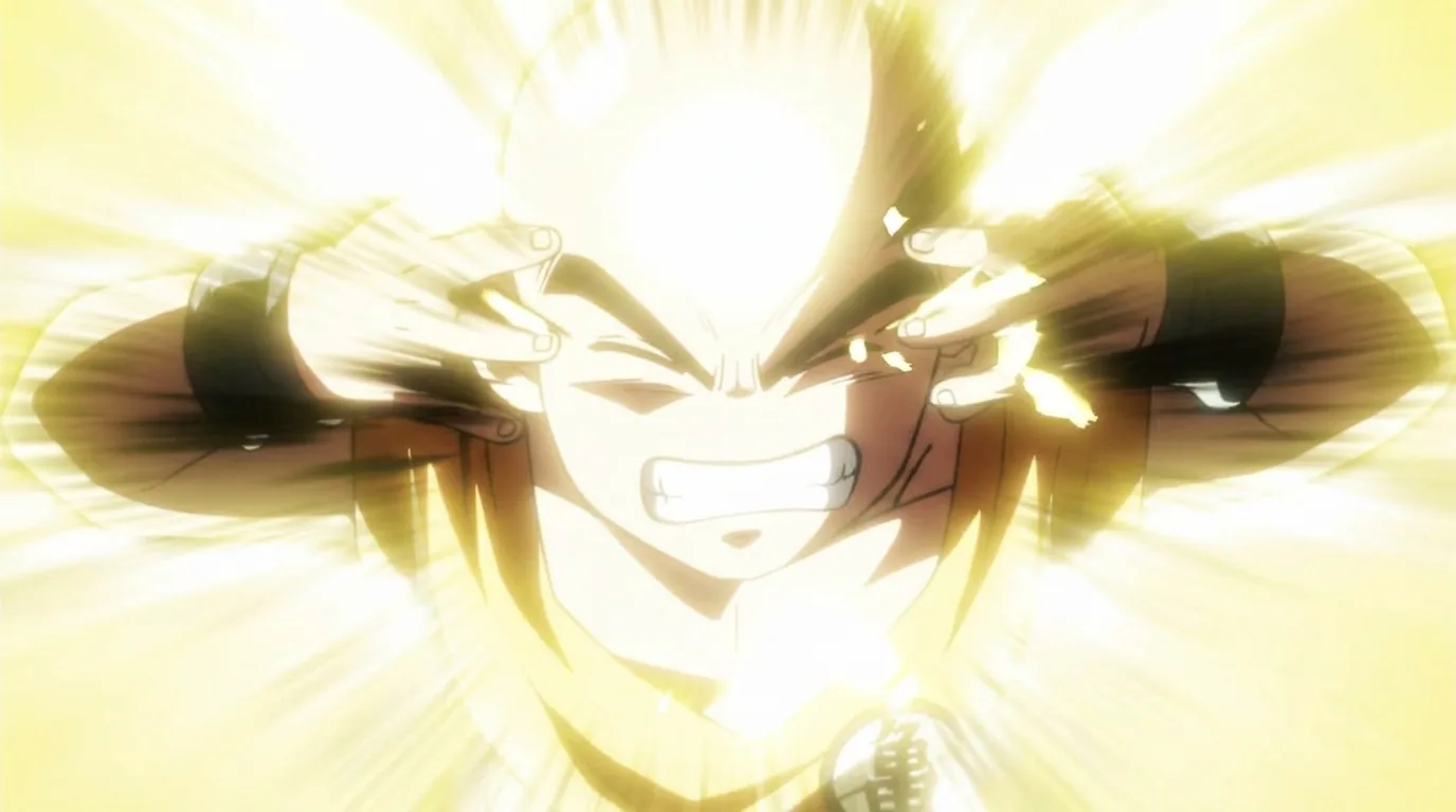 Solar Flare x100, a technique from Dragon Ball.