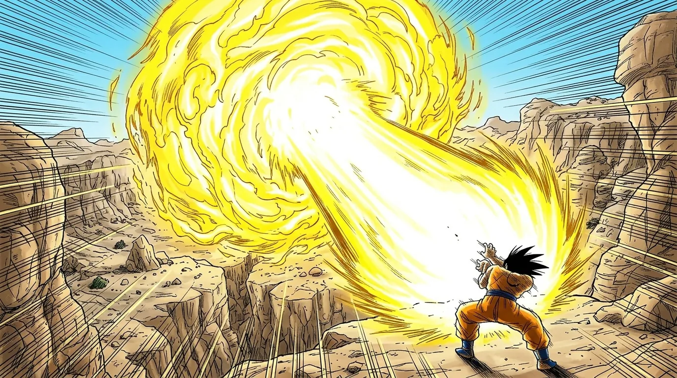 Super Kamehameha, a technique from Dragon Ball.