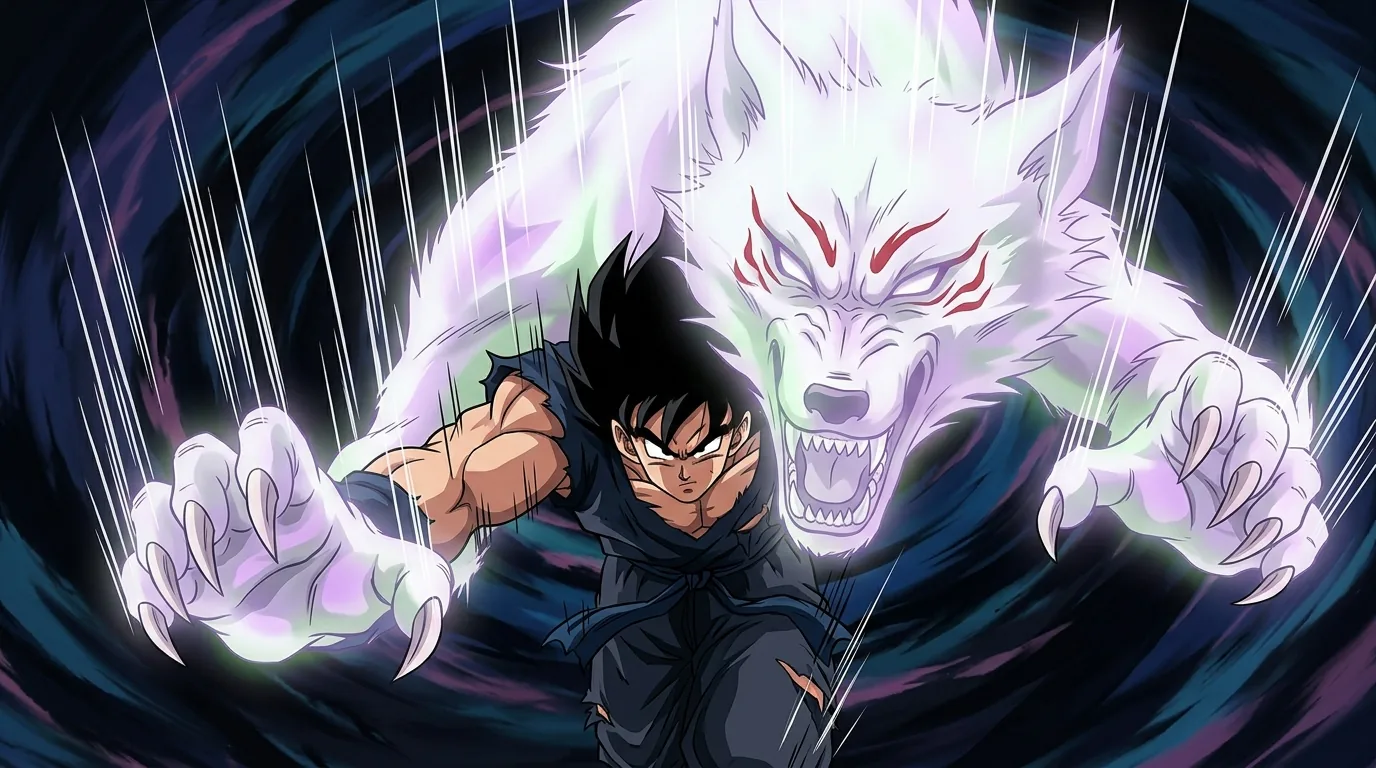Wolf Fang Fist, a technique from Dragon Ball.