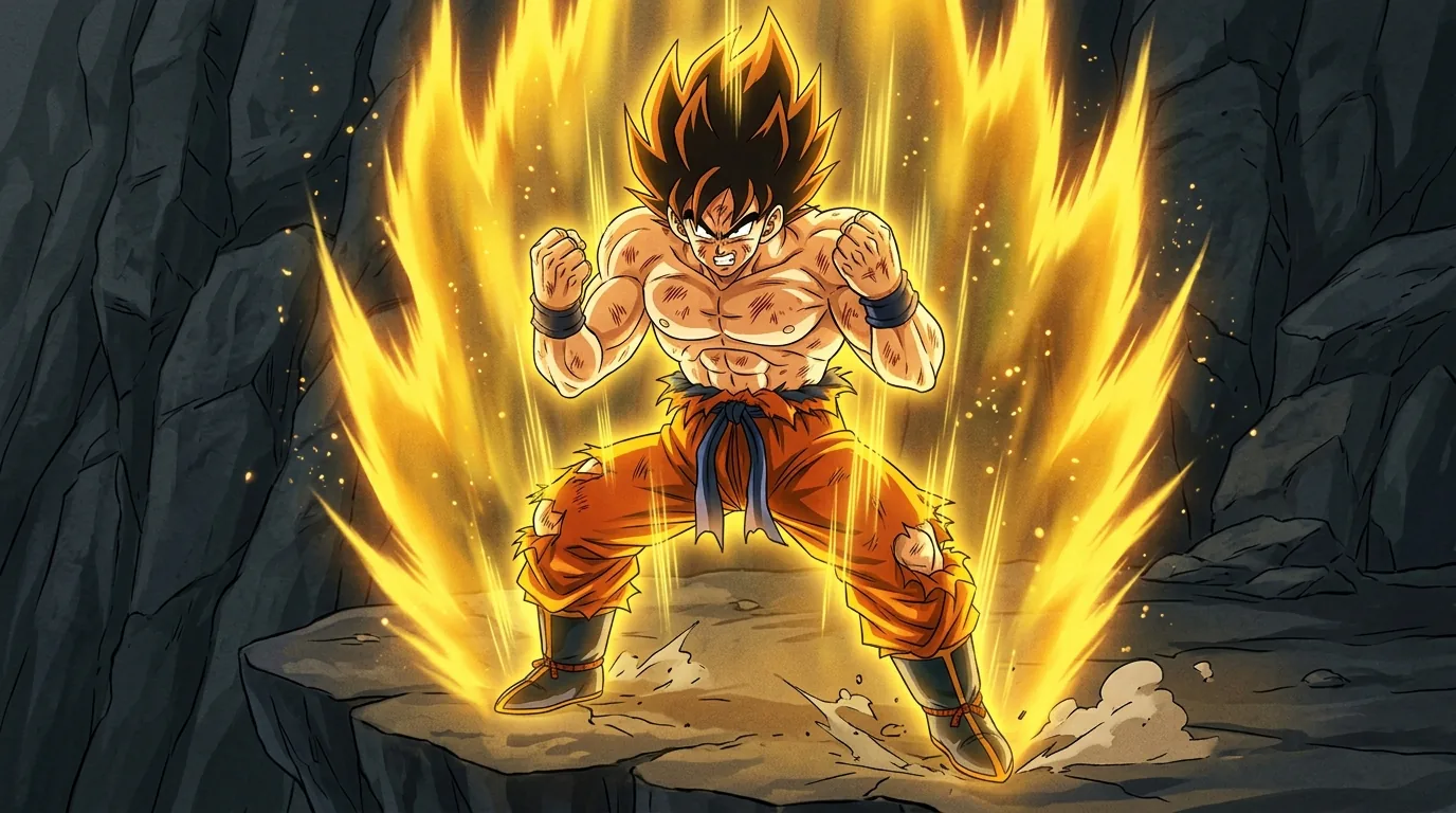 Pseudo Super Saiyan, a transformation from Dragon Ball.