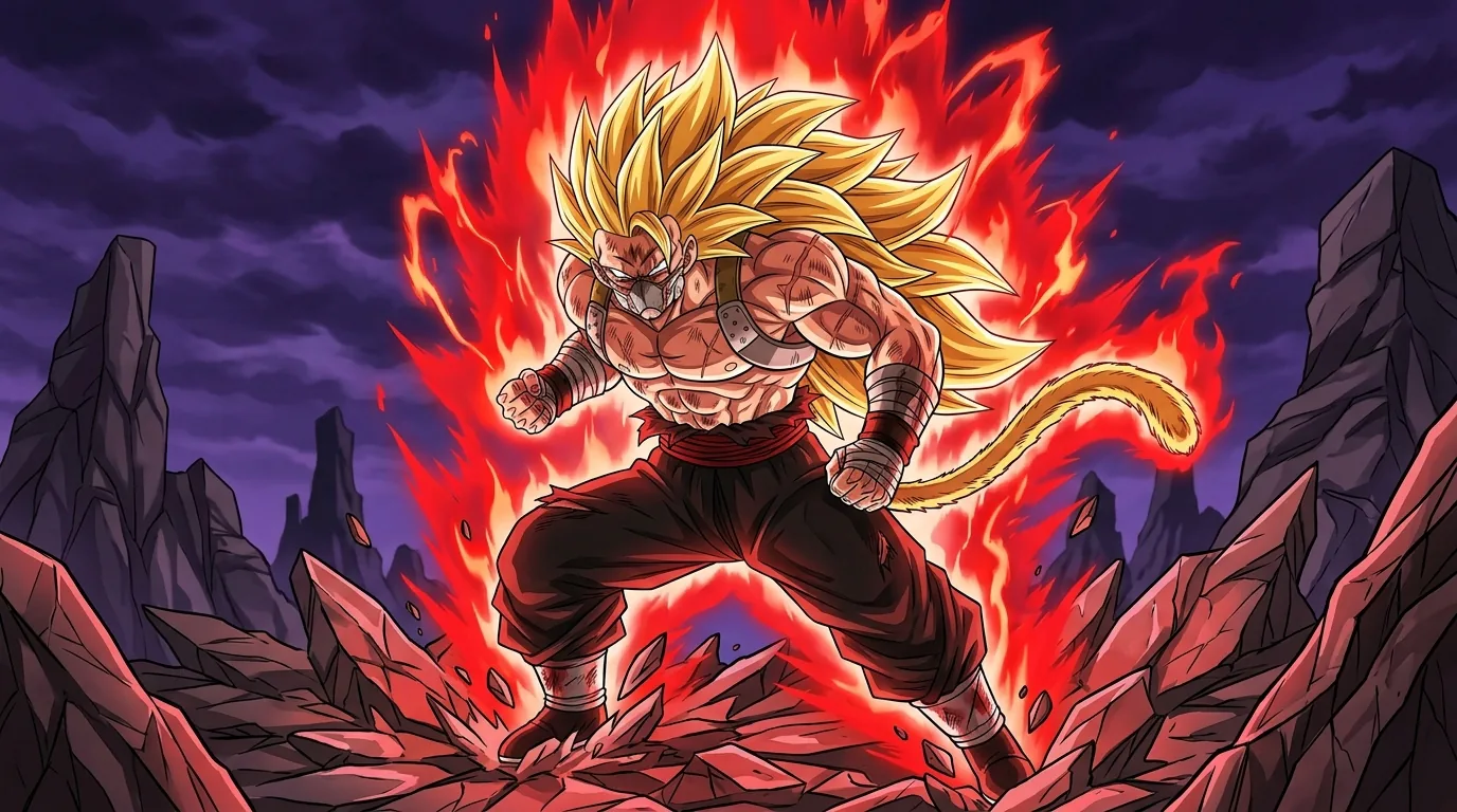 Super Saiyan 3 Full Power, a transformation from Dragon Ball.