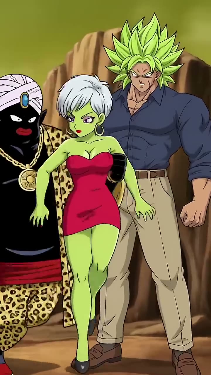 Mr. Popo Takes Cheelai from Broly