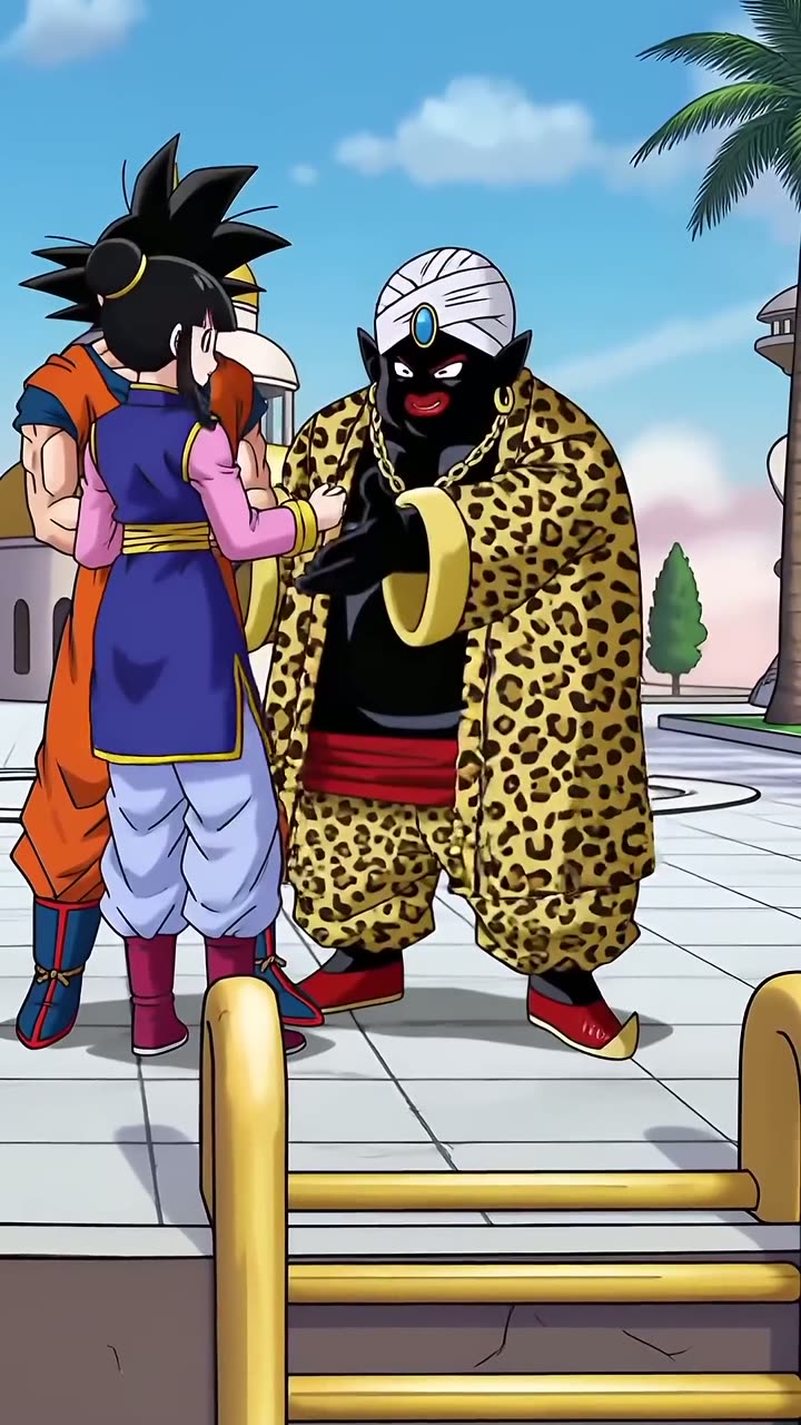 Mr. Popo is even taking Goku's girl